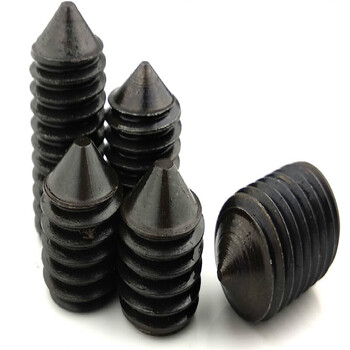 12.9级发黑无头内六角螺丝 紧定机米螺钉 顶丝止付螺钉m10m12 m12*20