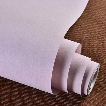客厅墙纸蚕丝灰色北欧素色卧室无纺布壁纸电视背景墙 m159哑光浅紫粉