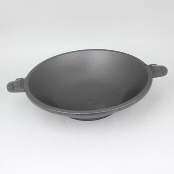 铸铁龙头锅石锅鱼用生铁火锅铁锅仔铸铁火锅老火锅重庆火锅 36厘米