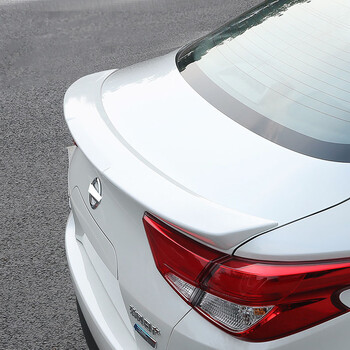 大怒神 16款日产尼桑蓝鸟烤漆尾翼改装专用原车定风翼无损免打孔 珠光