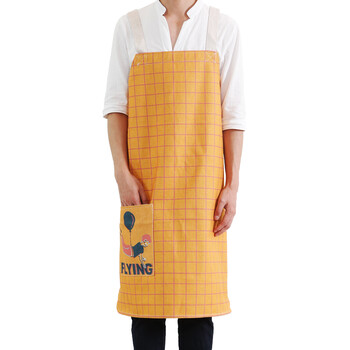 围裙可爱厨房做饭家用韩版时尚简约防污家居面包店烘焙围腰女 a大号