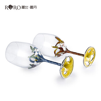 
                                        罗比罗丹（RORO） 罗比罗丹 偎依红酒杯葡萄酒杯情侣杯2只对装礼品送长辈送朋友 2只咖啡色                