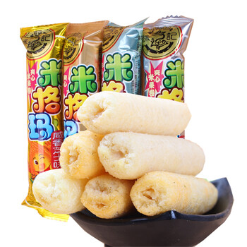 徐福记 米果卷米格玛1000克休闲糕点膨化食品徐记散装零食包邮_ 7折