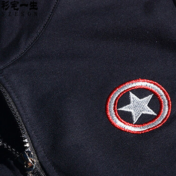 
                                        衫宅一生 2017秋装新款女装日韩时尚长袖休闲运动服卫衣套装 宝蓝色 S                