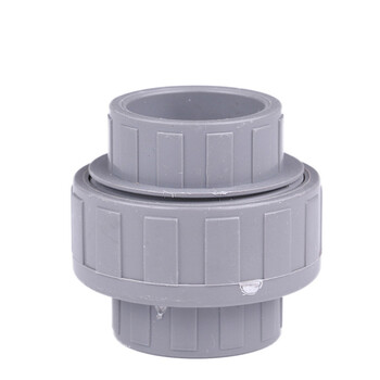 pvc灰色全塑活接 20-110pvc活接管件 水管连接25/4分6分 50