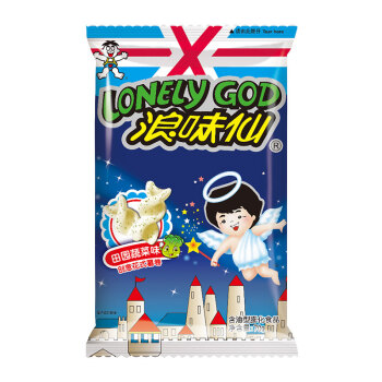 旺旺 浪味仙 田园蔬菜味 70g 膨化食品 花式薯卷 零食薯片