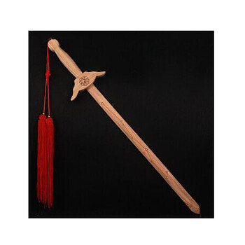 肥城道士剑法事七星八卦无拼接一体剑道教佛教用品用具 75cm道士剑(原