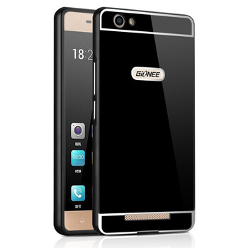 金立m5畅享版手机壳 金力gn5002手机保护套cn5002金属边框防摔硬 黑