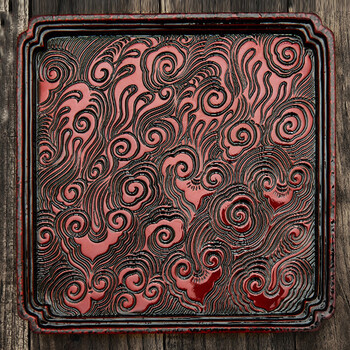 维娜多克 脱胎漆器茶托盘 大小号迷你茶具简约家用干泡台手工圆形茶盘