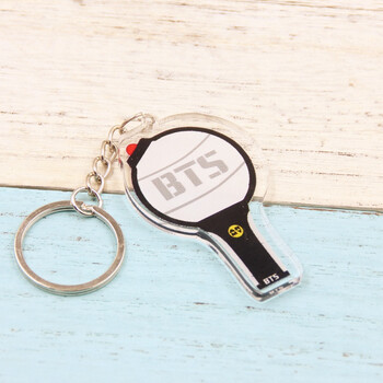 bts防弹少年团周边阿米棒同款双面卡通亚克力钥匙扣挂件 集体
