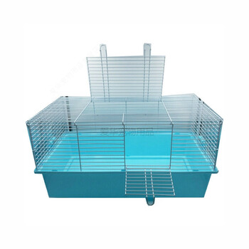 憨憨宠 仓鼠大笼子60基础笼金丝熊仓鼠豚鼠刺猬diy豪华别墅 蓝色裸笼