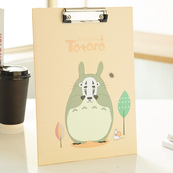 文具可爱卡通办公用品创意小学生a4写字夹板试卷夹商务文件夹 龙猫