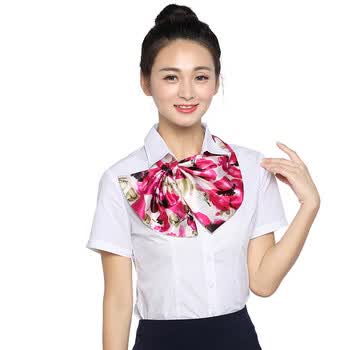 魔术百变刀型 丝巾银行珠宝柜台客服职业装小方巾店庆表演丝巾 b69