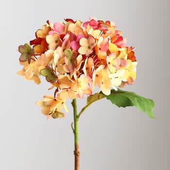 觅点 干绣球花仿真花绢花插花装饰花艺花束套装假花森系复古欧式 山莺