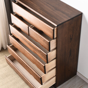 斗柜实木简约现代整装发货木头柜子卧室储物柜全实木抽屉式收纳柜