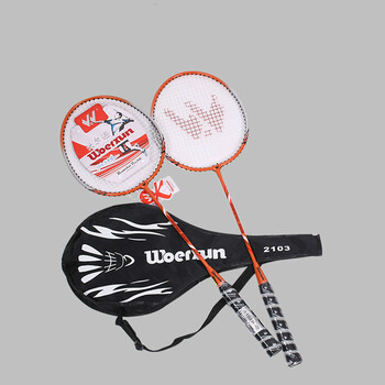 强劲二支装waiwai强劲yy训练比赛合金羽毛球拍 可oem加工