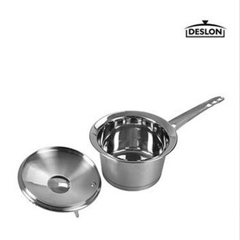 DESLON/德世朗304医用不锈钢多用迷你锅奶锅 复底小汤锅DSL-M032 