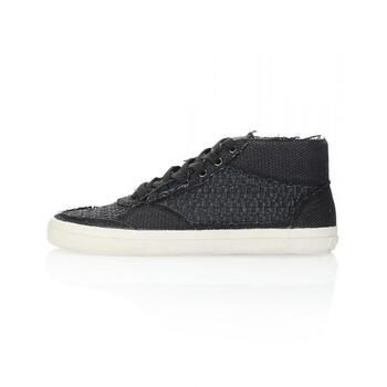 杜嘉班纳dolce&gabbana男鞋 系带鞋黑色拉菲草cs0970 a4698 8b956 41.