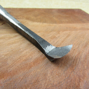 挖勺刀东阳雕刻刀手工毛坯打坯翘头浅圆凿木刻竹雕刀木雕工具 中号