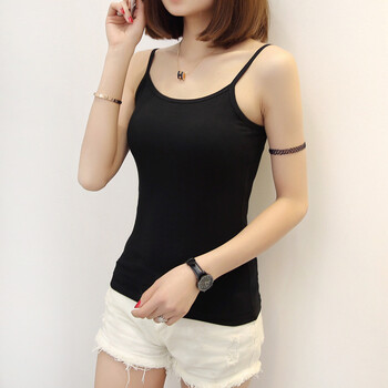 南极人纯棉工字白色吊带小背心女内搭夏短款韩版外穿打底修身百搭露脐