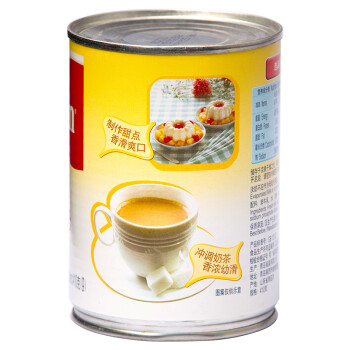 雀巢（Nestle）三花全脂淡奶410g 咖啡港式奶茶伴侶 甜品點(diǎn)心烘焙原料