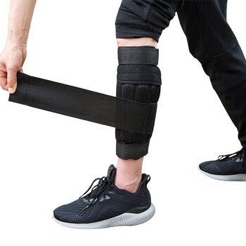 男女负重绑腿跑步沙袋绑腿铅块钢板可调节运动隐形沙包绑手装备 手脚