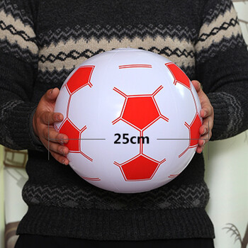 2018杯装饰串旗彩票店ktv酒吧主题布置用品充气足球挂饰吊球 充满直径