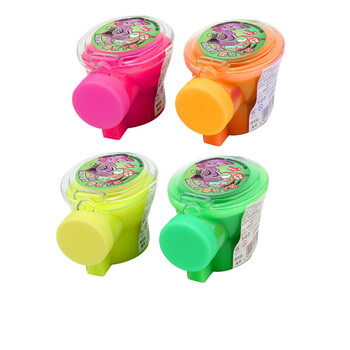 透明鼻涕虫儿童橡皮泥鼻涕泥果冻泥男女孩粘土彩泥玩具 4个马桶随机发