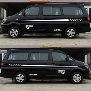 唐印阁 东风风行菱智全车车贴 贴纸拉花彩条腰线改装汽车身贴v3m3 m5