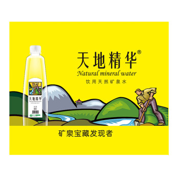 天地精華 天然礦泉水 飲用水 350ml*20瓶 整箱裝 小瓶會議辦公用水