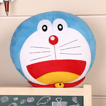 手工制作 创意材料包diy不织布机器猫抱枕靠枕 大号玩偶公仔 ★叮当猫