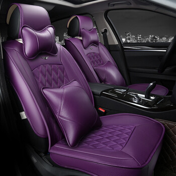 四季通用汽车坐垫马自达cx-4 cx-7 马自达6汽车座套新款座垫 紫色
