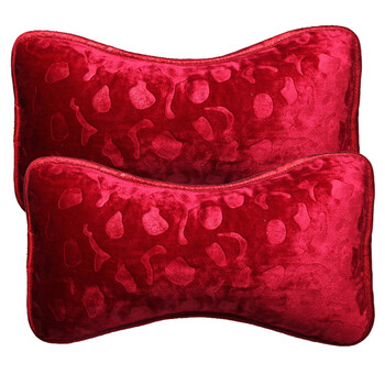 荞行健印象系列汽车枕颈椎枕苦荞壳填充 印象红