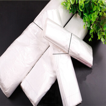 白色透明塑料袋外卖打包袋马甲袋食品方便袋购物大背心袋 宽32*60=5斤