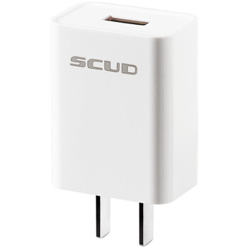 
                                        飞毛腿（SCUD） SC-U107 USB电源适配器/快速充电器/输出5V/2A 白色                