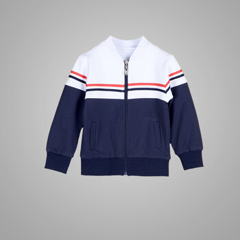 校服班服2018春秋新款男女童中大童运动套装y8115 藏青色(长袖上衣)