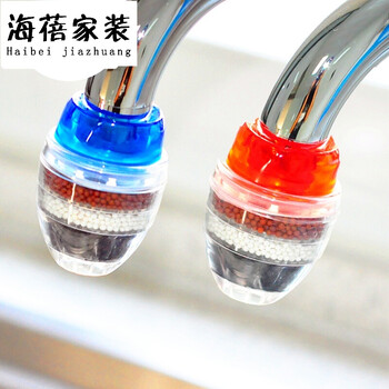 2只装自来水过滤器嘴 家用水龙头净水器头 厨房自来水滤水器 2只出口