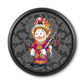 新款qiuboss京剧戏曲花旦人物川剧脸谱装饰画餐饭馆厅火锅店包间墙面