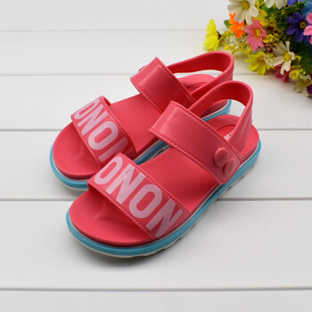 女童凉鞋柔软塑料公主鞋韩版潮小学生女孩中大童休闲儿童鞋女 红色 26