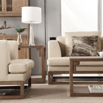 新中式客厅家具 新中式客厅家具系列/单人沙发 其他【图片 价格 品牌