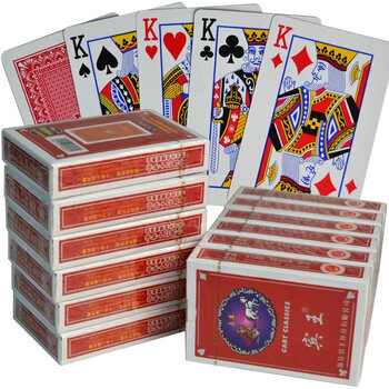 宾王马车扑克牌纸牌斗地主炸金花牛牛三公十三水80后升级一条装 838(1