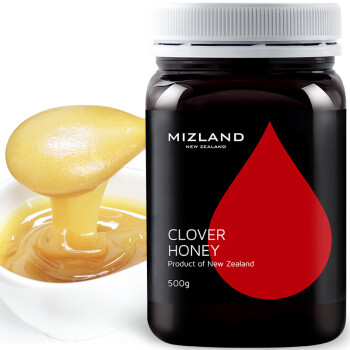 新西兰进口 蜜滋兰（mizland）三叶草蜂蜜500g