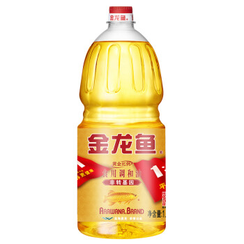 金龙鱼 食用油 非转基因 黄金比例食用调和油1.8L（新老包装随机发货）