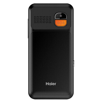 海尔（Haier）M313 移动联通2G 直板按键老人手机 双卡双待 博雅黑
