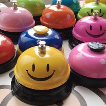 铃狗狗宠物按铃器玩具传菜铃酒店餐厅按铃铃铛吧台咖啡厅上菜铃 随机