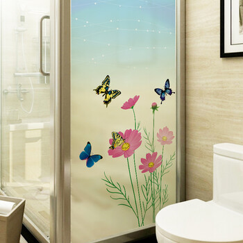 家装软饰 墙贴/装饰贴 曦饰 曦饰 磨砂玻璃贴画创意浴室卫生间防水