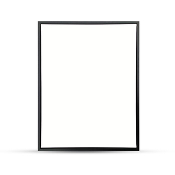 自油自画 美观实用简约木纹diy数字油画装饰装裱画框 40cmx50cm 端庄黑