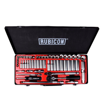 罗宾汉（RUBICON）RGS-054 54件套筒工具组套装汽修机修维修工具组工具箱 1/4英寸&3/8英寸
