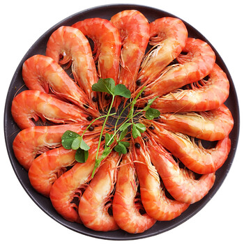 清水香荷 熟冻黑虎虾850g/盒 约35-40只 海鲜水产_ 6折现价158元