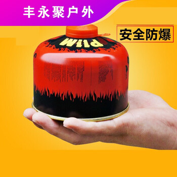 户外气罐高山扁气罐炉头液化气露营野营便携爆小瓦斯罐 新疆西藏青海